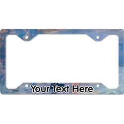 Impression Sunrise by Claude Monet License Plate Frame - Style C
