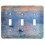 Impression Sunrise by Claude Monet Light Switch Cover (3 Toggle Plate)