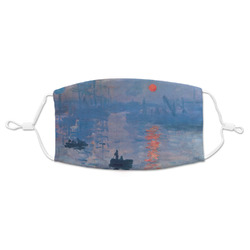 Impression Sunrise by Claude Monet Adult Cloth Face Mask - Standard