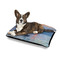 Impression Sunrise by Claude Monet Outdoor Dog Beds - Medium - IN CONTEXT