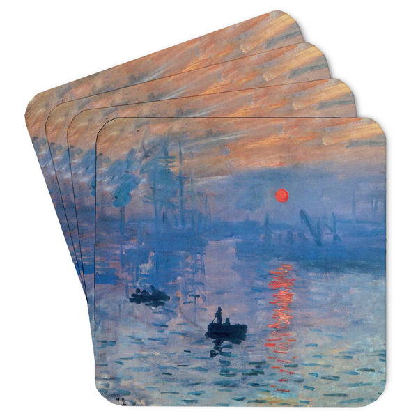 Custom Impression Sunrise by Claude Monet Paper Coasters