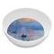 Impression Sunrise by Claude Monet Melamine Bowl - Side and center