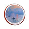 Impression Sunrise by Claude Monet Printed Icing Circle - Small - On Cookie