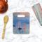 Impression Sunrise by Claude Monet Rectangle Trivet with Handle - LIFESTYLE