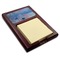 Impression Sunrise by Claude Monet Red Mahogany Sticky Note Holder - Angle