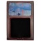 Impression Sunrise by Claude Monet Red Mahogany Sticky Note Holder - Flat