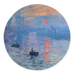 Impression Sunrise by Claude Monet 5' Round Indoor Area Rug