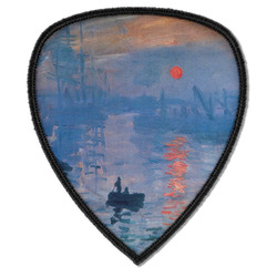 Impression Sunrise by Claude Monet Iron on Shield Patch A