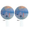 Impression Sunrise by Claude Monet White Plastic 7" Stir Stick - Double Sided - Round - Front & Back