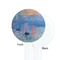 Impression Sunrise by Claude Monet White Plastic 7" Stir Stick - Single Sided - Round - Front & Back