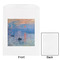 Impression Sunrise by Claude Monet White Treat Bag - Front & Back View