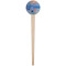 Impression Sunrise by Claude Monet Wooden 4" Food Pick - Round - Single Pick