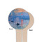 Impression Sunrise by Claude Monet Wooden 4" Food Pick - Round - Single Sided - Front & Back