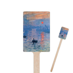 Impression Sunrise by Claude Monet Rectangle Wooden Stir Sticks