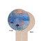 Impression Sunrise by Claude Monet Wooden 6" Food Pick - Round - Single Sided - Front & Back