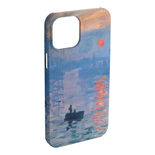 Custom Impression Sunrise by Claude Monet iPhone Case - Plastic