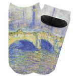 Waterloo Bridge by Claude Monet Adult Ankle Socks