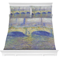 Waterloo Bridge by Claude Monet Comforter Set - Full / Queen