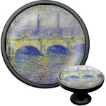 Waterloo Bridge by Claude Monet Cabinet Knob (Black)