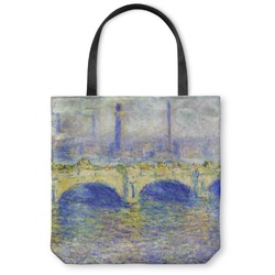 Waterloo Bridge by Claude Monet Canvas Tote Bag - Large - 18"x18"