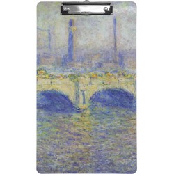 Waterloo Bridge by Claude Monet Clipboard (Legal Size)