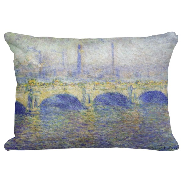 Custom Waterloo Bridge by Claude Monet Decorative Baby Pillowcase - 16"x12"