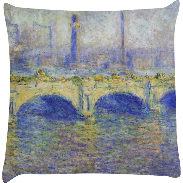 Custom Waterloo Bridge by Claude Monet Decorative Pillow Case