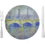 Waterloo Bridge by Claude Monet 10" Glass Lunch / Dinner Plates - Single or Set