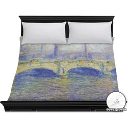 Waterloo Bridge by Claude Monet Duvet Cover - King