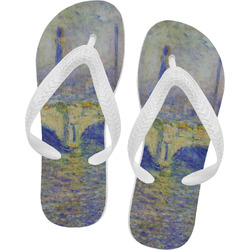 Waterloo Bridge by Claude Monet Flip Flops - Medium