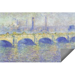 Waterloo Bridge by Claude Monet Indoor / Outdoor Rug - 8'x10'