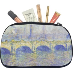 Waterloo Bridge by Claude Monet Makeup / Cosmetic Bag - Medium