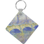 Waterloo Bridge by Claude Monet Diamond Plastic Keychain