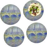 Waterloo Bridge by Claude Monet Set of 4 Glass Lunch / Dinner Plate 10"