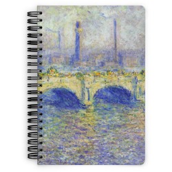 Waterloo Bridge by Claude Monet Spiral Notebook - 7x10
