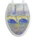 Waterloo Bridge by Claude Monet Toilet Seat Decal - Elongated