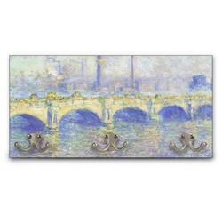 Waterloo Bridge by Claude Monet Wall Mounted Coat Rack