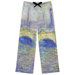 Waterloo Bridge by Claude Monet Womens Pajama Pants - XL