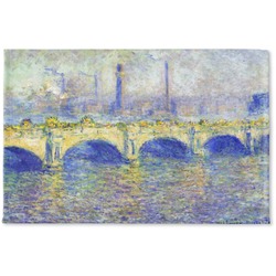 Waterloo Bridge by Claude Monet Woven Mat