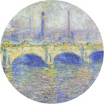 Waterloo Bridge by Claude Monet Multipurpose Round Labels - 1"