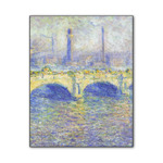 Waterloo Bridge by Claude Monet Wood Print - 11x14