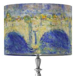 Waterloo Bridge by Claude Monet 16" Drum Lamp Shade - Fabric