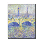 Waterloo Bridge by Claude Monet Wood Print - 16x20