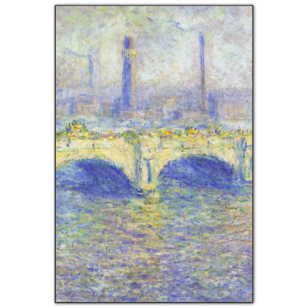 Custom Waterloo Bridge by Claude Monet Wood Print - 20x30