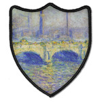 Waterloo Bridge by Claude Monet Iron On Shield Patch B