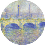 Waterloo Bridge by Claude Monet Multipurpose Round Labels - 5"