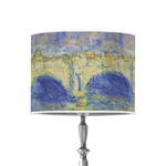 Waterloo Bridge by Claude Monet 8" Drum Lamp Shade - Poly-film