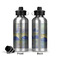 Waterloo Bridge by Claude Monet Aluminum Water Bottle - Front and Back