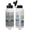 Waterloo Bridge by Claude Monet Aluminum Water Bottle - White APPROVAL