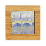 Waterloo Bridge by Claude Monet Bamboo Trivet with Ceramic Tile Insert